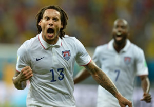 USAs Jermaine Jones Goalscorer